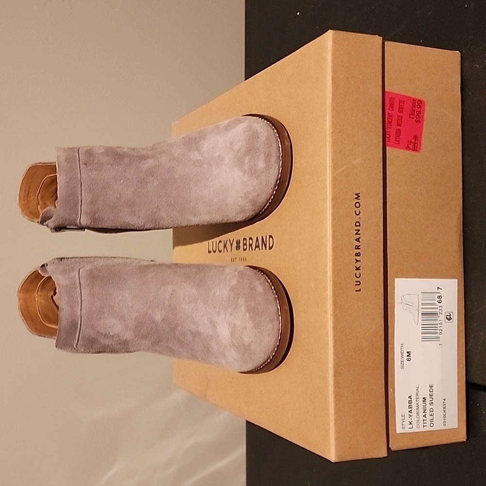 Women's Lucky Brand Ankle Bootie Wedges